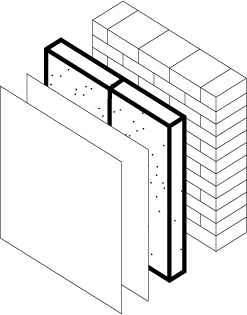 Semi-rigid rice straw insulating panel Technical Image